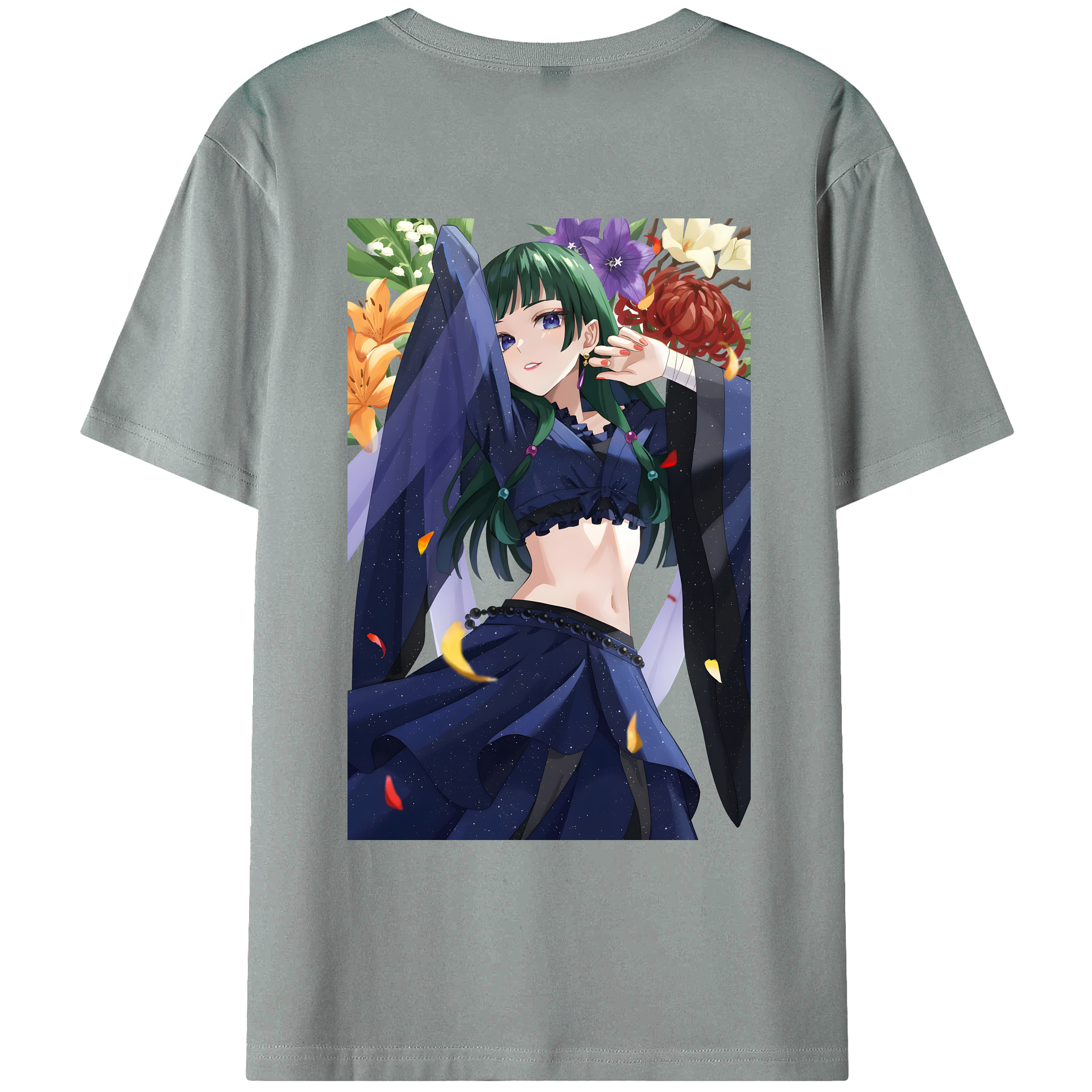 （画像用） 薬屋のひとりごと The Apothecary Diaries 綿100％ メンズ半袖Tシャツ（バックプリント） 通気性